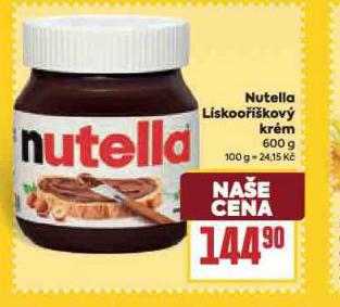 NUTELLA LSKOO͊KOV KRM