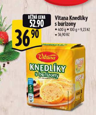 VITANA KNEDLKY S BURIZONY