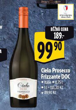 CIELO PROSECCO FRIZZANTE DOC