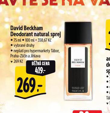 DAVID BECKHAM DEODORANT