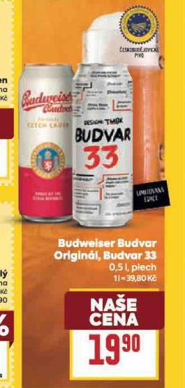 PIVO BUDVAR 33