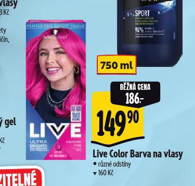 LIVE COLOR BARVA NA VLASY