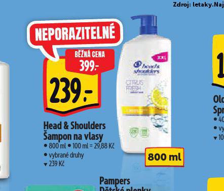 HEAD & SHOULDERS AMPON NA VLASY