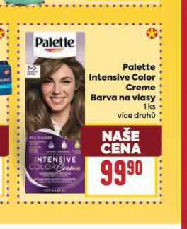 PALETTE INTENSIVE COLOR CREME BARVA NA VLASY