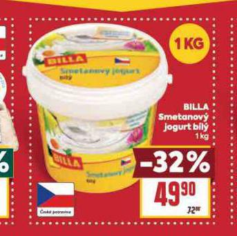 BILLA SMETANOV JOGURT BL