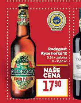 PIVO RADEGAST RYZE HOK 12