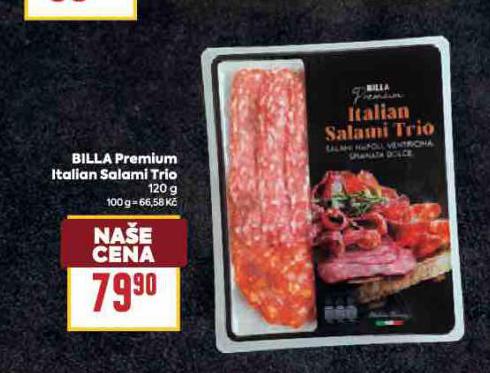 BILLA PRMEIUM ITALIAN SALAMI TRIO