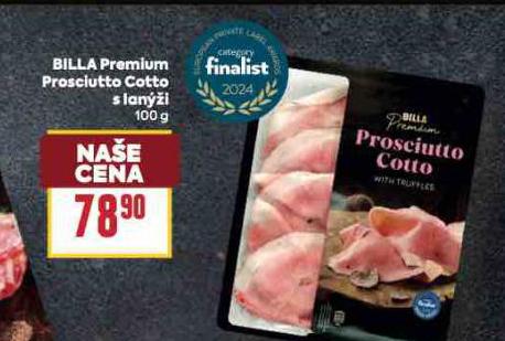 BILLA PREMIUM PROSCIUTTO COTTO S LANݎI