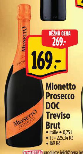 MIONETTO PROSECCO DOC TREVISO BRUT