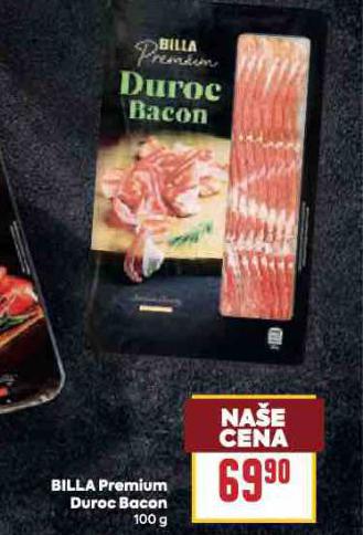 BILLA PREMIUM DUROC BACON