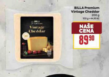 BILLA PREMIUM VINTAGE CHEDDAR