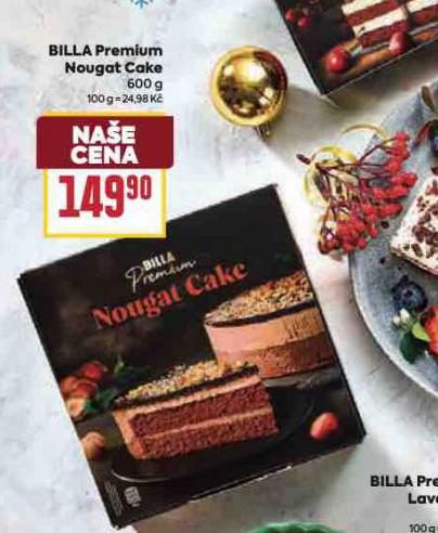 BILLA PREMIUM NOUGAT CAKE