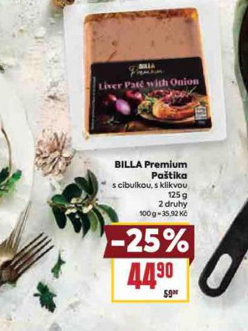 BILLA PREMIUM PATIKA