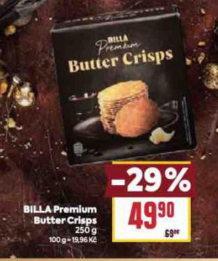 BILLA PREMIUM BUTTER CRISPS