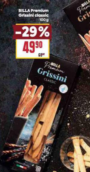 BILLA PREMIUM GRISSINI CLASSIC