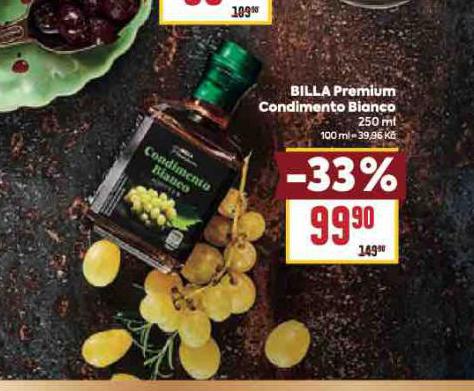 BILLA PREMIUM CONDIMENTO BIANCO