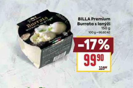 BILLA PREMIUM BURRATE S LANݎI