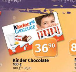 KINDER CHOCOLATE