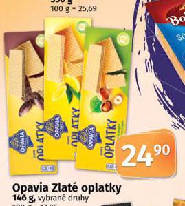 OPAVIA ZLAT OPLATKY