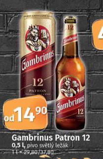 PIVO GAMBRINUS PATRON 12