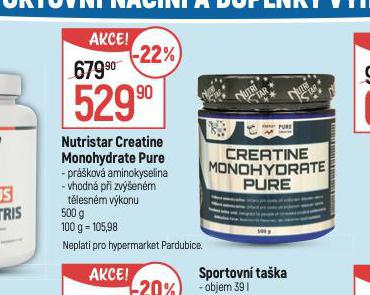 NUTRISTAR CREATINE MONOHYDRATE PURE