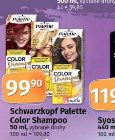 SCHWARZKOPF PALETTE COLOR SHAMPOO