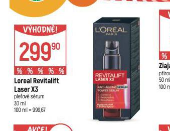 LOREAL REVITALIFT LASER X3 PLEOV SRUM