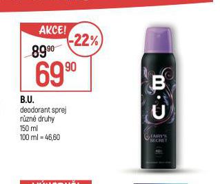 B.U. DEODORANT