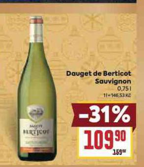 DAUGET DE BERTICOT SAUVIGNON