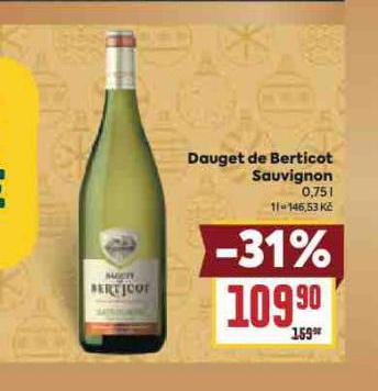 DAUGET DE BERTICOT SAUVIGNON