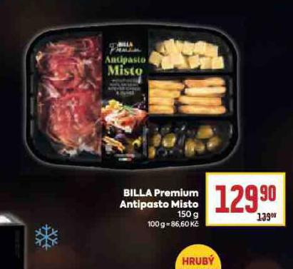 BILLA PREMIUM ANTIPASTO MISTO