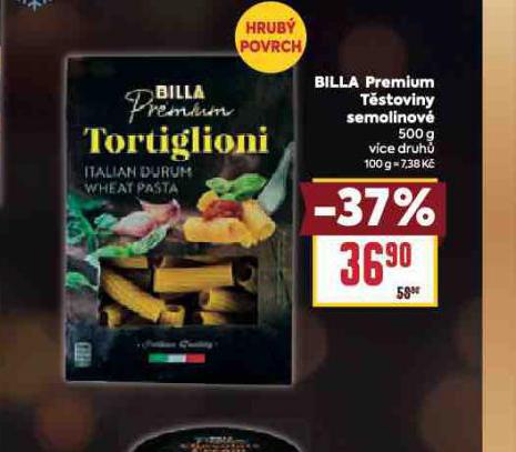 BILLA PREMIUM TSTOVINY SEMOLINOV