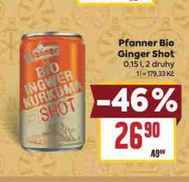 PFANNER BIO GINGER SHOT