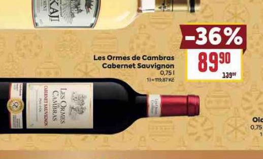 LES ORMES DE CAMBRAS CABERNET SAUVIGNON