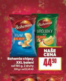 BOHEMIA CHIPSY XXL BALEN