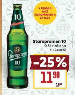 PIVO STAROPRAMEN 10