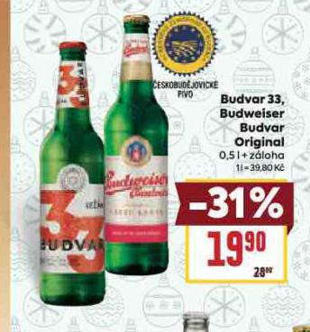 PIVO BUDVAR 33