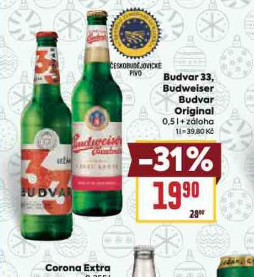 PIVO BUDWEISER BUDVAR ORIGINAL