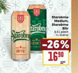 PIVO STAROBRNO MEDIUM