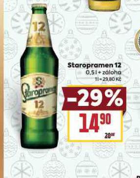 PIVO STAROPRAMEN 12