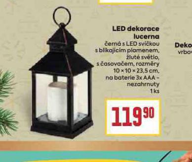 LED DEKORACE LUCERNA