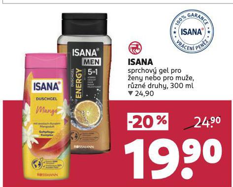 ISANA SPRCHOV GEL