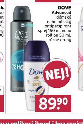 DOVE ADVANCED ANTIPERSPIRANT