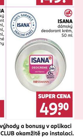 ISANA DMSK DEODORANT KRM