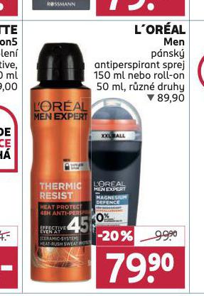 LOREAL MEN ANTIPERSPIRANT