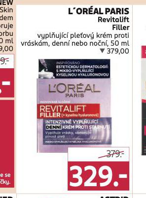 LOREAL PARIS REVITALIFT FILLER ON KRM