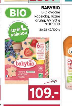 BABYBIO BIO OVOCN KAPSIKY