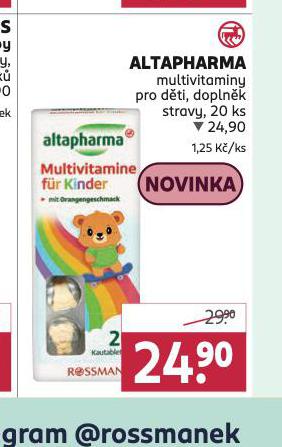 ALTAPHARM MULTIVITAMNY PRO DTI