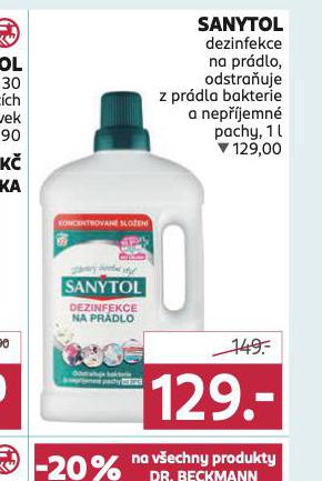 SANYTOL DEZINFEKCE NA PRDLO