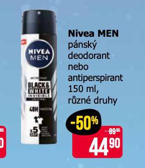 NIVEA MEN DEODORANT, ANTIPERSPIRANT